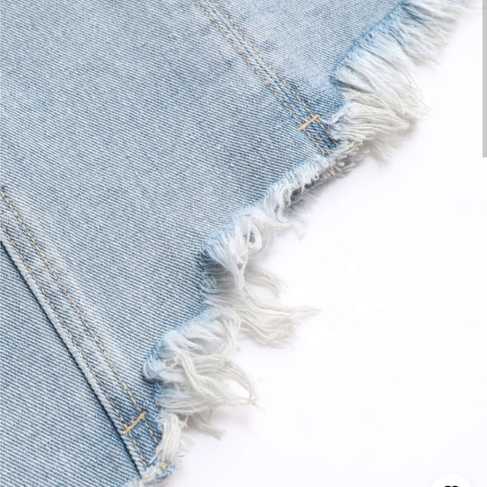 Cider Strapless Denim Dress - Picture 15 of 16